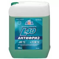 Антифриз AGA L40 G11 сине-зеленый -40°С 10 кг