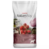 Сухой корм для собак Italian Way беззерновой, при чувствительном пищеварении, утка (для средних пород)