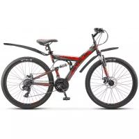 Горный (MTB) велосипед STELS Focus MD 21-sp 26 V010 (2020) черный/красный 18