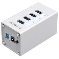 USB-концентратор Orico A3H4-SV (серебристый)