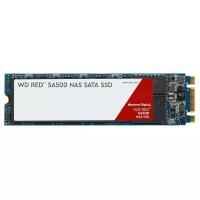 Накопитель твердотельный WD Твердотельный накопитель SSD WD Red™ SA500 NAS 3D NAND WDS500G1R0B 500ГБ M2.2280 SATA-III (TLC)