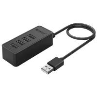 USB-концентратор 4xUSB-A 2.0 Orico W5P-U2, черный [ORICO-W5P-U2-BK]