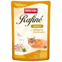 Влажный корм для кошек Animonda Rafine Soupe Adult, домашняя птица 100 г (кусочки в соусе)