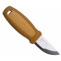 Нож Morakniv Eldris, нержавеющая сталь, цвет желтый, с ножнами, 12650