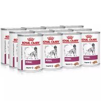 Влажный корм для собак Royal Canin Renal при заболеваниях почек 12 шт. х 410 г