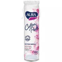 Ватные диски Aura Beauty Cotton pads, 120 шт, пакет