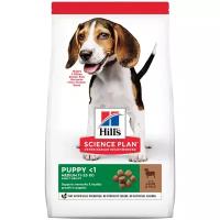 Hills Science Plan Сухой корм для щенков с ягненком и рисом: средние гранулы (Puppy Lamb Rice) 604269 0,8 кг 41448 (2 шт)