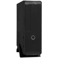 Корпус для компьютера Exegate EX268697RUS MI-208 Black, miniITX/mATX, без БП, 2*USB, Audio