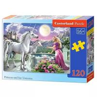 Пазл Castorland Princess and her Unicorns (B-13098)