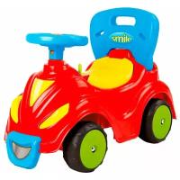 Каталка-толокар Dolu Smile Car 2 in 1 (8004), красный