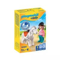 Конструктор Playmobil 1-2-3 70404 Всадник с лошадью