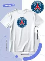 Футболка логотип пари сен-жермен париж франция