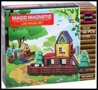 Конструктор Наша игрушка Magic magnetic. Log house set JH8948, 40 дет