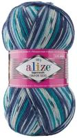 Пряжа Alize Superwash Comfort Socks (Ализе Супервош) - 1 моток, (7708), 75% шерсть супервош, 25% полиамид, 420м/100г