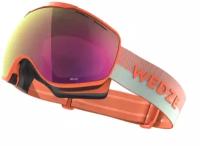 Сноубордическая, лыжная маска Decathlon Wedze G 900, L, оранжевый