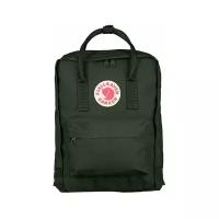 Рюкзак Fjallraven Kanken, темно-зеленый, 27х13х38 см, 16 л