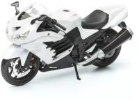 Мотоцикл Maisto Kawasaki Ninja ZX-14R (31101-19) 1:12, белый