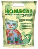 Впитывающий наполнитель Homecat Силикагелевый Алоэ Вера