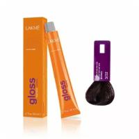 Тонирующая крем-краска Lakme Gloss Color Rinse 3/22, темно-каштановый фиолетовый яркий 33221