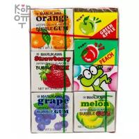 Marukawa Fruit 7 marble gum - Жевательная резинка, Ассорти, 7 вкусов, 36,6гр