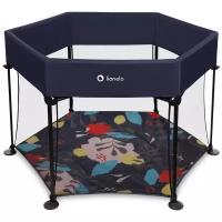 Манеж игровой для улицы и дома Lionelo Roel Blue Navy