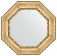 EVOFORM Зеркало Evoform Octagon BY 3671 73х73 см, состаренное серебро с орнаментом