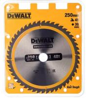 Пильный диск DEWALT DT1957, CONSTRUCT, (250 x 30 мм, 48 ATB)