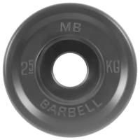 Диск MB Barbell Евро-Классик MB-PltBE 2.5 кг 1 шт. черный