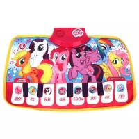 Коврик Умка My Little Pony (HX05013-A-R1), красный, 39х25 см