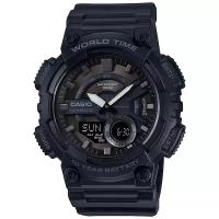 Наручные часы CASIO Collection AEQ-110W-1B, черный, серый