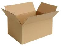 Картонная коробка для хранения и переезда RUSSCARTON, 600х400х300 мм, Т-23 бурый, 5 ед