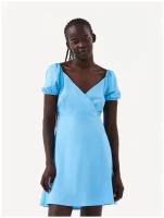 платье женское befree, цвет: голубой, размер S