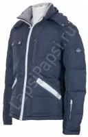 Куртка пуховая мужская SnowImage укороченная В121/3246 темно- синий