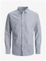 Рубашка Jack & Jones, размер 46/S, темно-синий