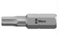 Бита Wera 840/1 Z Hex-Plus под внутренний шестигранник, вязкая твердость, хвостовик 1/4