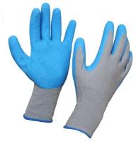 Перчатки защитные нейлоновые с латексным текстурированным покрытием (р.10)