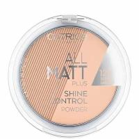 Пудра компактная для лица `CATRICE` ALL MATT PLUS матирующая тон 030 (WARM BEIGE)