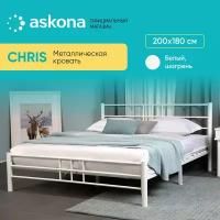 Кровать Askona (Аскона) Chris (Крис) 180x200 белый шагрень