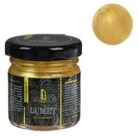 LUXART Краска органическая - жидкая поталь Luxart Lumet, 33 г, металлик (лимонное золото) 