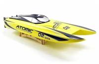 Радиоуправляемый катамаран Volantex RC ATOMIC 700 желтый Brushless 2.4G LiPo RTR, EXA79204RY