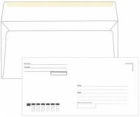 Ряжская печатная фабрика Конверты е65 (110х220 мм), клей, 