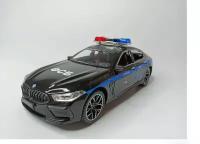 Модель автомобиля BMW M8 коллекционная металлическая игрушка масштаб 1:24