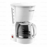 Кофеварка капельная WILLMARK WCM-1350D (900 Вт, противокап. сист, нейл. фильтр. стекл. кувш.1,2л.)