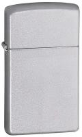 Оригинальная бензиновая зажигалка ZIPPO Slim 1605 с покрытием Satin Chrome