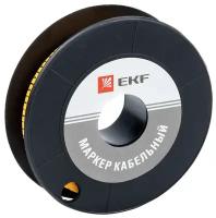 Маркер кабельный 4,0 мм2 1 (500 шт.) (ЕС-2) EKF PROxima