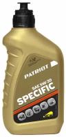 Масло PATRIOT Specific High-Tech 5W30 SJ/CF 0,946 л