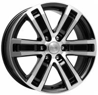 Диски автомобильные КиК R7-Рольф оригинал R17x7.5 6x139.7 ET38 CB67.1 Almaz_black