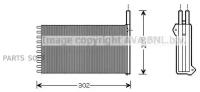 Радиатор Печки Ava арт. FD6154