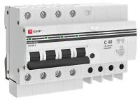 EKF Дифференциальный автомат АД-4 S 40А/100мА (хар. C, AC, электронный, защита 270В) 4,5кА EKF PROxima