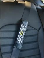 Чехол на ремень безопасности автомобиля, (2шт) мягкая подкладка на ремень сумки, накидка на плечо, насадка, накладка для авто, логотип 
